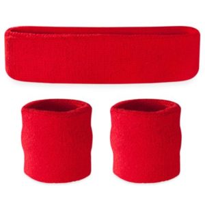 suddora sweatband set (red)
