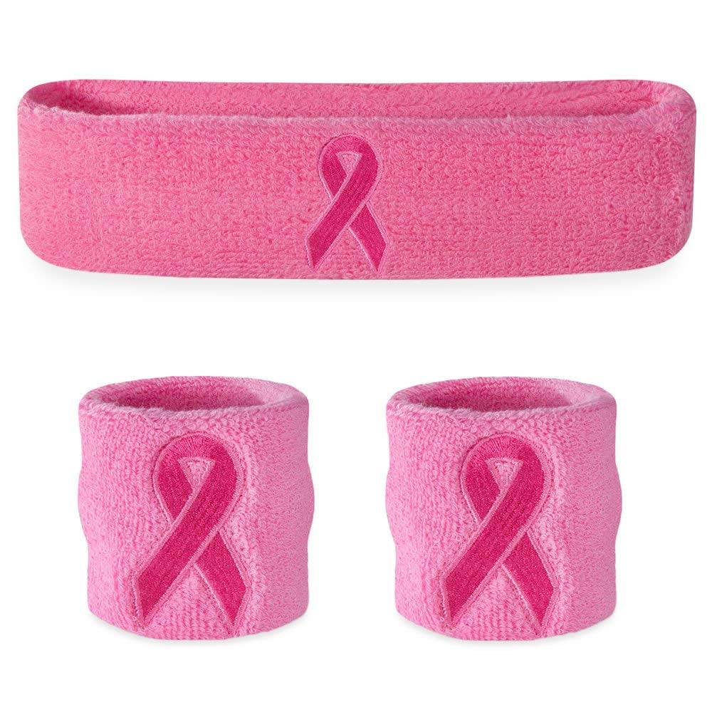 Suddora Breast Cancer sweatband Set