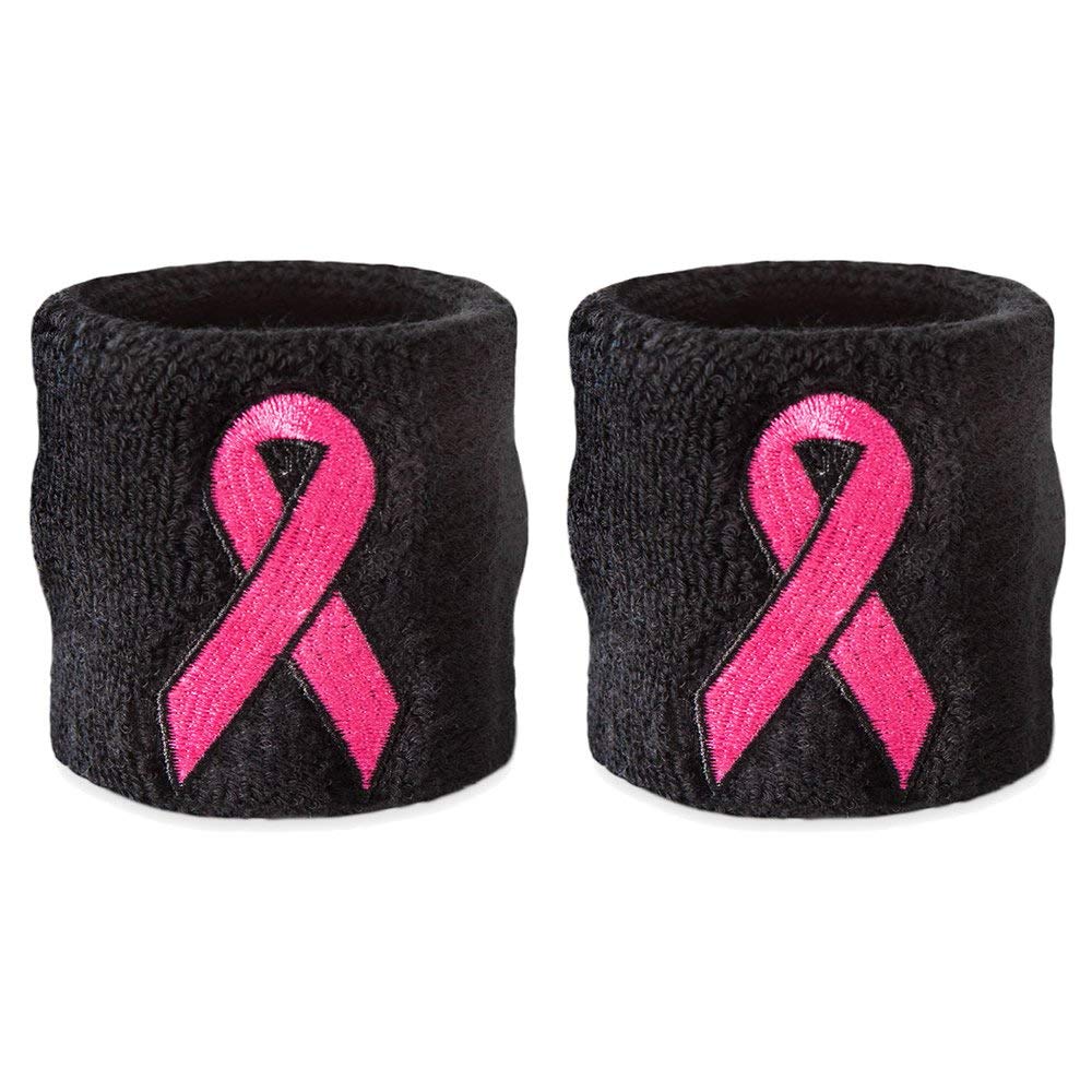 Bulk Suddora Pink Ribbon Sweatbands for Breast Cancer